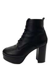 Yosuke U.S.A Lace-Up Boots/23.5Cm/Blk/1000102 3462