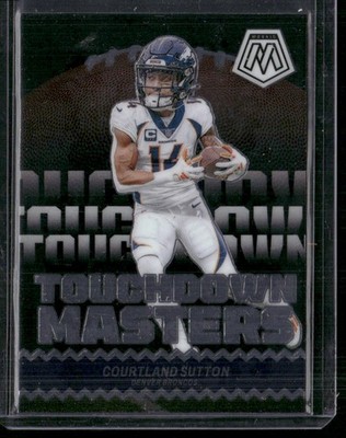 2024 Panini Mosaic #TM-CSN Courtland Sutton Touchdown Masters