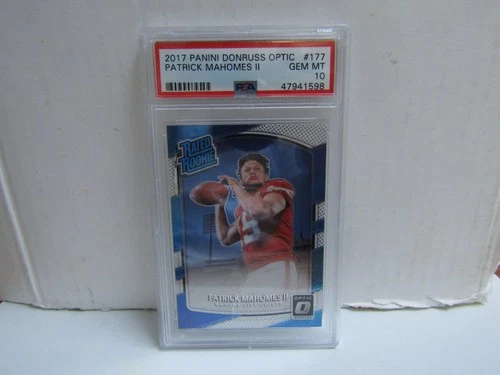 PSA 10 2017 Panini Donruss Optic #177 Patrick Mahomes RC Chiefs