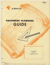 1973 AMSCO Equipment Planning Guide for Nursing Floors Medical HVAC