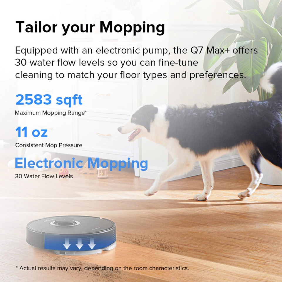 Roborock Q7 Max+ Self-Emptying Robot Vacuum Cleaner - Certified Refurbished - Image 4 of 4