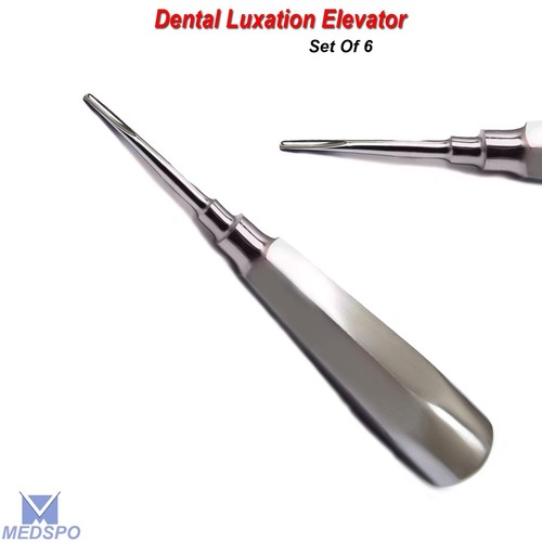 Kit de instrumentos de extracción de raíces elevadores de luxación de raíces para aflojar dientes quirúrgicos - Imagen 5 de 6