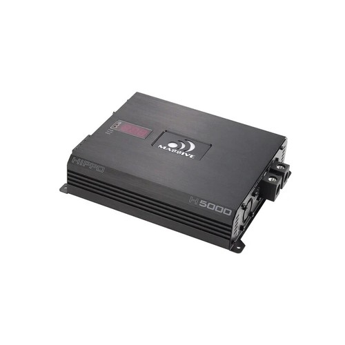 Massive Audio Hippo H5000 5000 WATT RMS X 1 @ 1 OHM MONO AMPLIFIER 10,000 W MAX - Picture 4 of 10