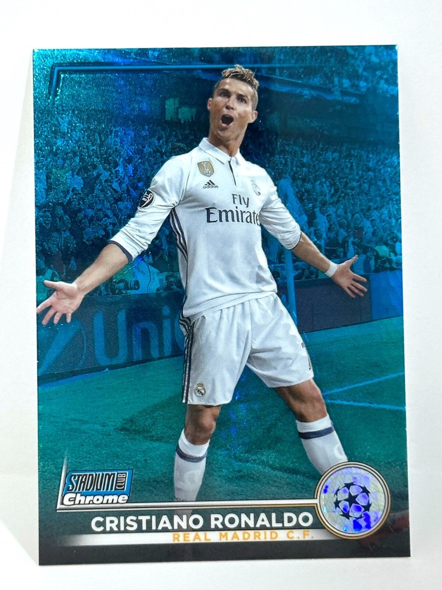 Topps Stadium Chrome RONALDO クリロナ 199シリ 2022-23 Topps Stadium Club Chrome UCL Cristiano Ronaldo Blue