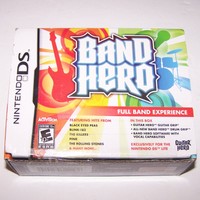 Band Hero (nintendo Ds Lite 2009) Guitar & Drum Grip Factory Sealed Box Rare Band Hero (nintendo Ds Lite 2009) Guitar & Drum Grip Factory Sealed Box Rare