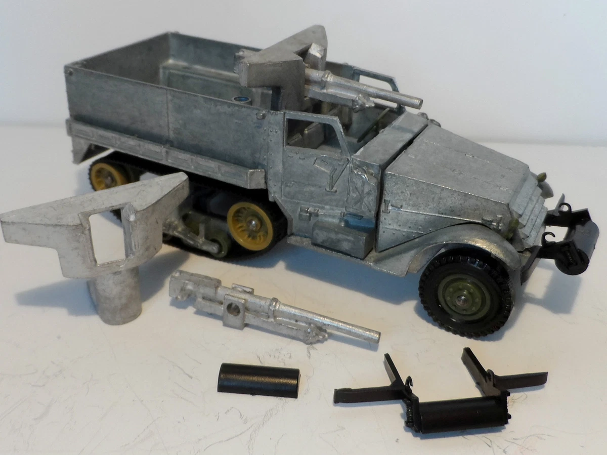 Solido 1/50 Rare - US Half Track M3 Grue Dépanneuse WW2 - État Impeccable