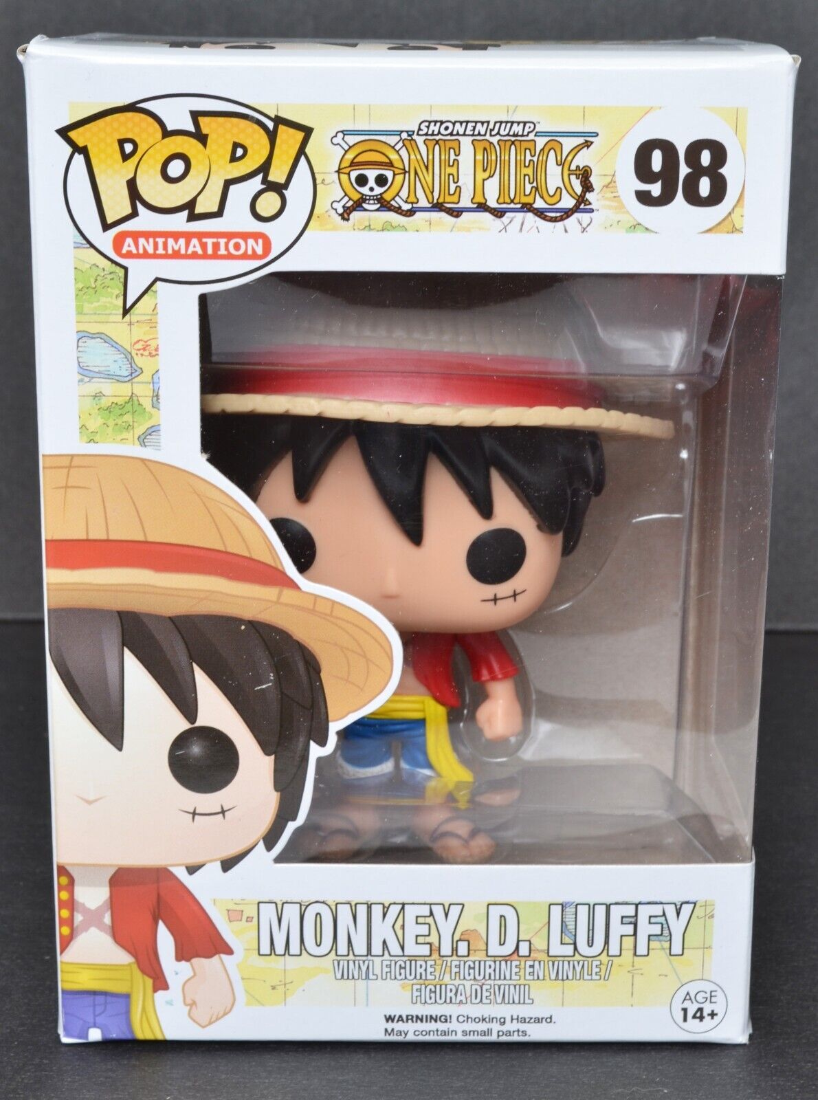 Funko Pop 'One Piece' MONKEY D LUFFY Vinyl Figure #98 NRFB 2016