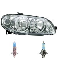 Scheinwerfer Rechts H1/H7 FüR Fiat Punto 188_ 188AX Inkl. Osram Lampen