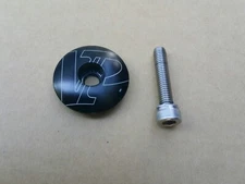 VP 1-1/8" Threadless Headset Top Cap Black w/ 5mm Bolt