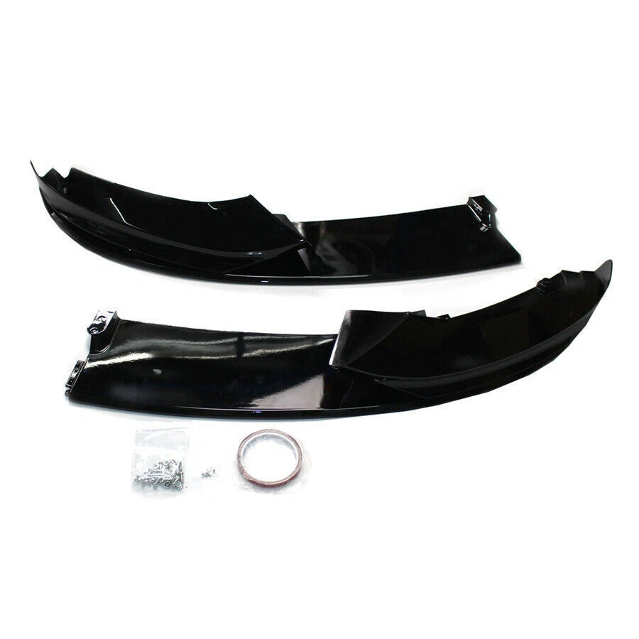 US Gloss Black Car Front Bumper Lip Spoiler For 2014-20 BMW F32 F33 F36 4 Series Foto 4 de 4