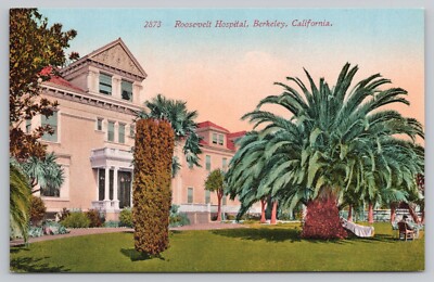 Postcard Roosevelt Hospital Berkeley California CA