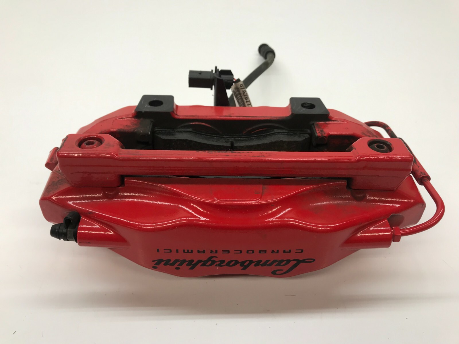 LAMBORGHINI HURACAN REAR LEFT DRIVER LH SIDE BRAKE CALIPER RED OEM 4T0615405J