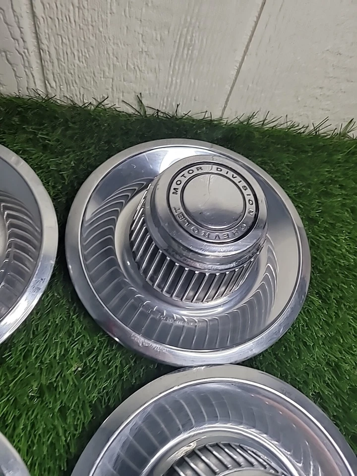 Juego completo tapas centrales llantas chevrolet corvette camaro nova rally 552504, 3925805 Foto 2 de 4