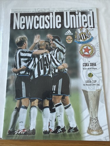 Newcastle United V CSKA Sofia UEFA Cup 1999 - 2000