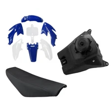 Blue Plastics Fender & Tank & Seat Fr Trail XR50 CRF50 SDG SSR Pit Dirt Bike