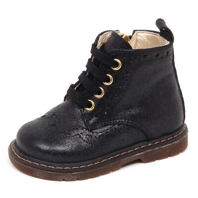 E1446 anfibio bimba nero TWIN-SET SIMONA BARBIERI scarpe boot kid girl