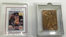 1990 Highland Mint Magic Johnson Bronze Uppper Deck 1111 /3000
