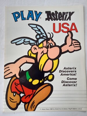 Vintage PLAY ASTERIX USA Toy Fair Action Figures Catalog 1980 Goscinny & Uderzo