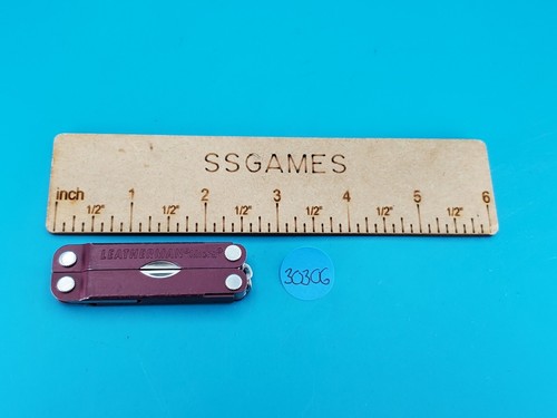 Leatherman Micra Multitool, Messer, Schere, Schlüsselanhänger, Kirschrot! - Bild 3 von 9
