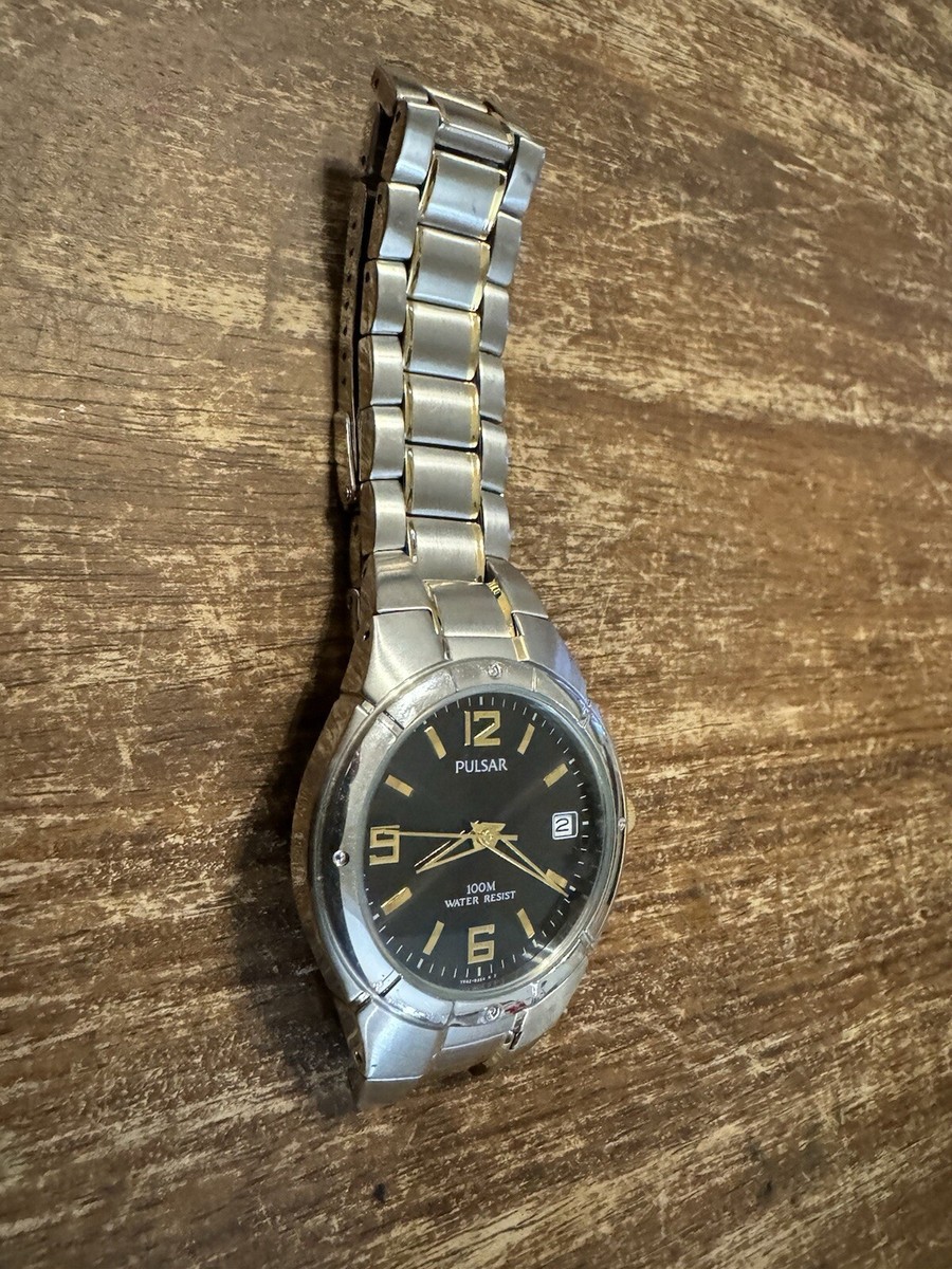 Pulsar Vx42-x051 Men's Watch Date Calendar 300ft 10 Bar Water