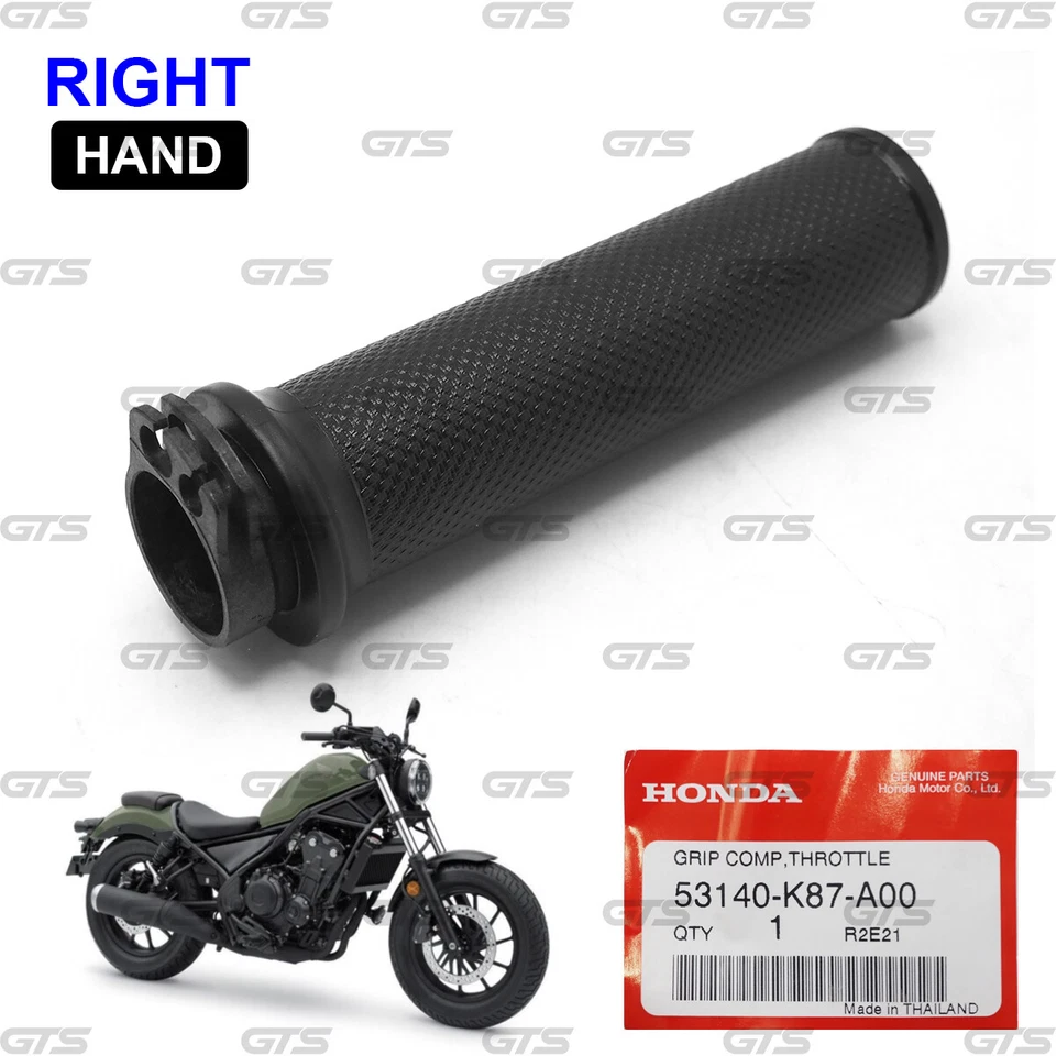 For Honda REBEL CMX300 CMX500 300 500cc 2017 - '21 Right Handle Hand Bar Grip - Image 4 of 4