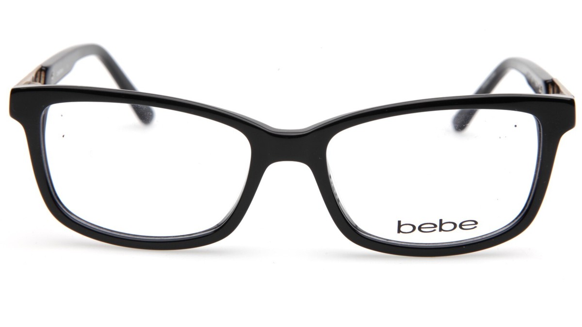 Bebe Ageless BB5008 JET 135 Black Eyeglasses Frames with‎ Crystal Accents 22152 BB5248 Eyeglasses - Bebe Eyes Authorized Retailer  main image 4