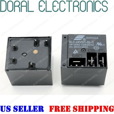 SLC-24VDC-SL-C T91 Electrical PCB Power Relay 24V 24 V Volt 30A 250 VAC Contact