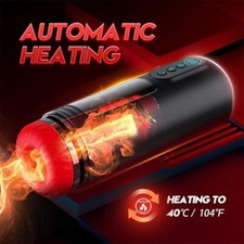 Lubricants Sex Automatic Male Masturbator Sucking Thrusting Heating Stroker Cup