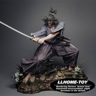 1/6 29cm Miyamoto Musashi 3D Print Figure Model Kit Unpainted Unassembled GK