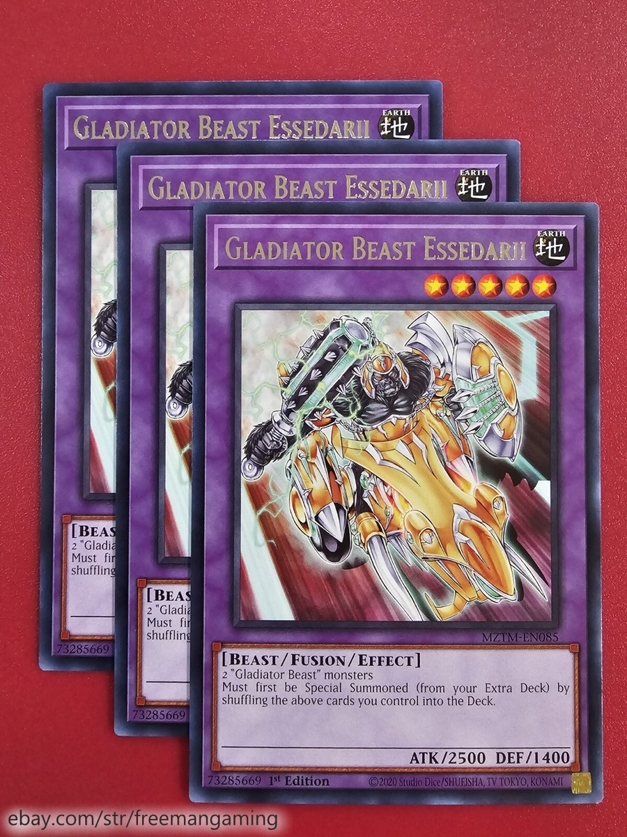Yugioh Gladiator Beast Deck Core Set 24 card MZTM Retiari Heraklinos  Chariot | eBay