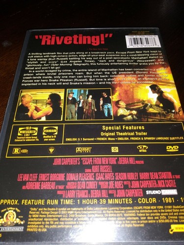 Escape From New York - Picture 2 of 2