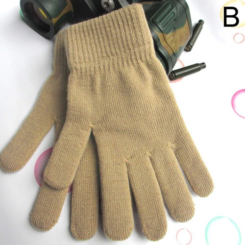 Women Ladies Crochet Knit Fingerless Gloves Hand Half Finger Wrist Arm WarmersX1 - Picture 18 of 18