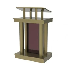 29" Wide Church Pulpit Deluxe Podium Lectern Debate Speech Wedding Event Funeral