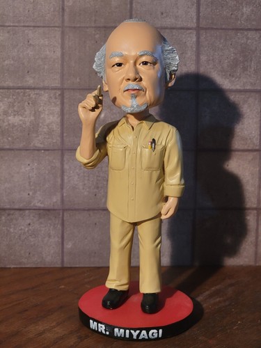 Icon Heroes Karate Kid Mr. Miyagi Bobblehead