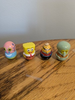 2015 SpongeBob Squarepants Gary  Squidward Barnacle Boy Weeble Wobble Toy Viacom