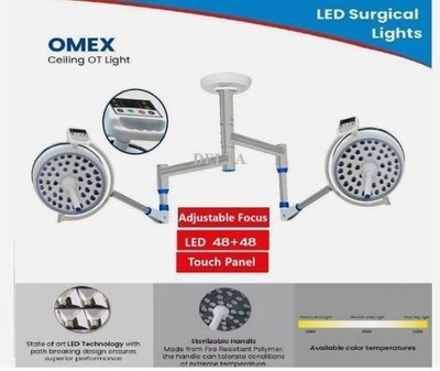 Adjustable Focus LED 48 + 48 Surgical & Examination Shadow Less 48 + 48 Lamp**^