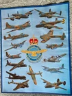 VINTAGE ROYAL CANADIAN AIR FORCE POSTER - WWII BOMBERS - RUTHERFORD 22 X 18 INCH