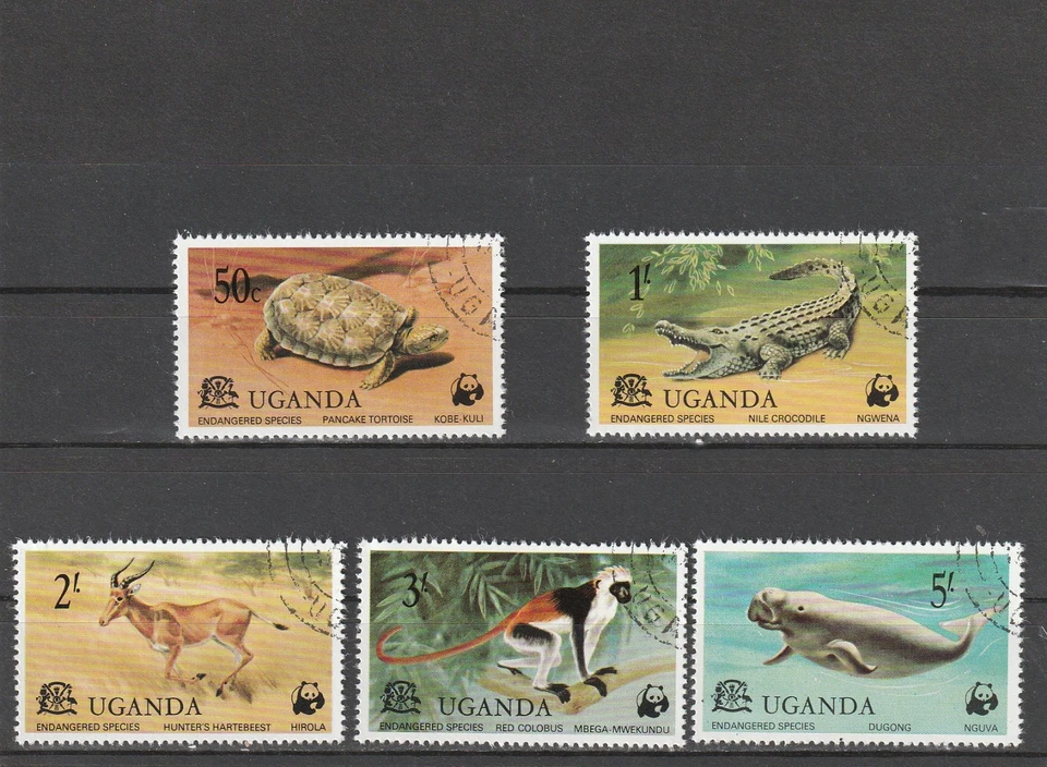 WWF UGANDA.-Mich. Nr; 166-170 .----1977.   o-77 - Bild 1 von 1