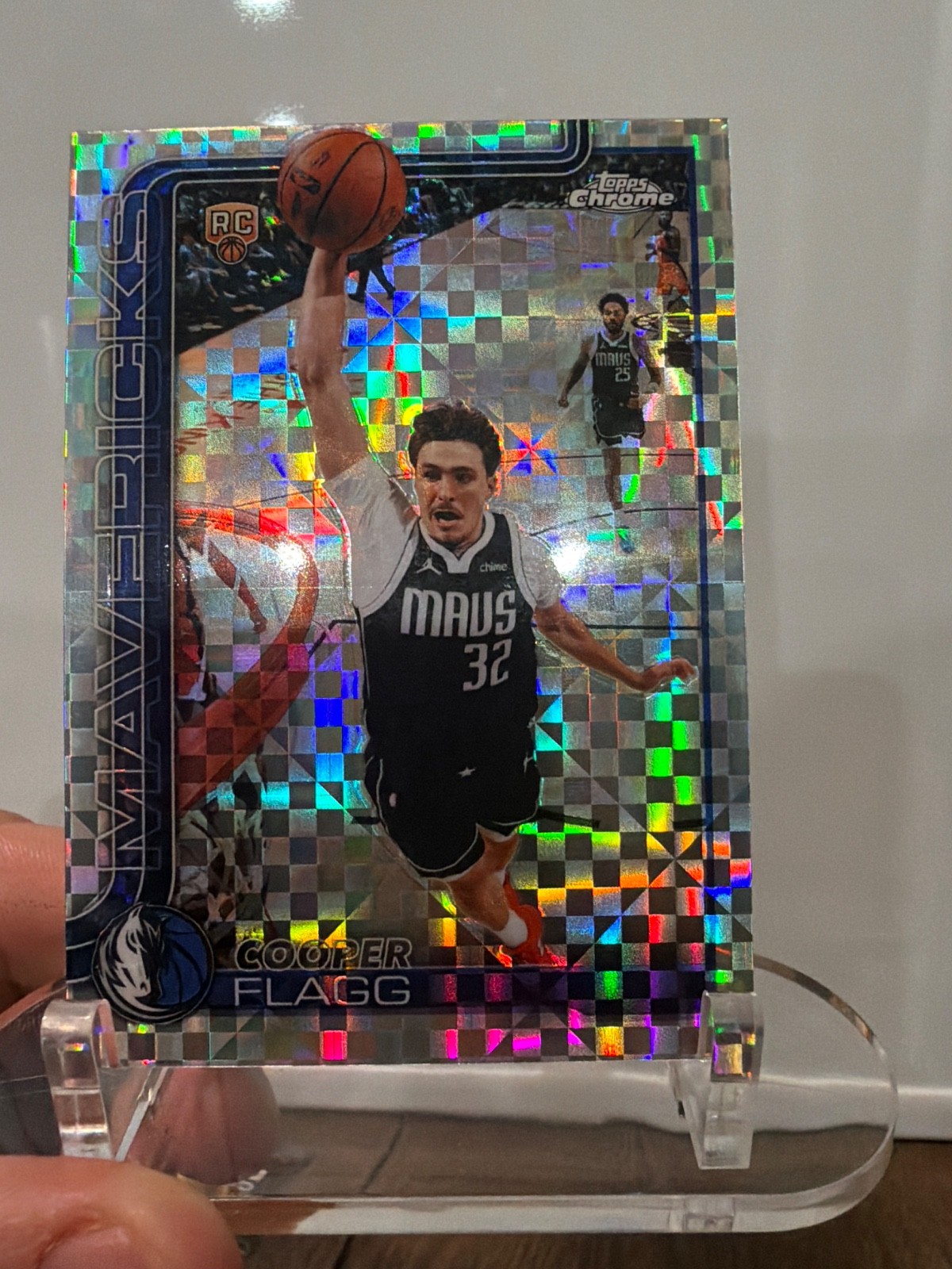 2026 Topps Chrome Cooper Flagg #151 Prism Refractor RC Rookie
