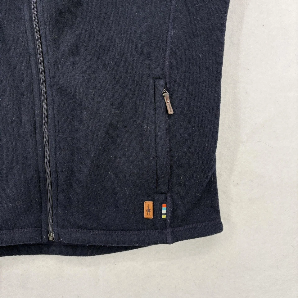 Smartwool Vest Mens Large Wool Fleece Full Zip Outdoor Hiking Pockets Travel - Image 3 of 4