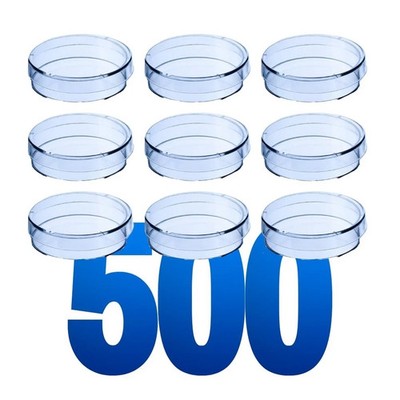 LabXcel Petri Dishes 30x15mm Sterile Polystyrene with Lids (500x) Lab & School U