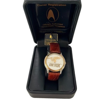 Vintage 1997 Star Trek Valdawn Enterprise Watch Paramount Licensed Boxed w/Tag