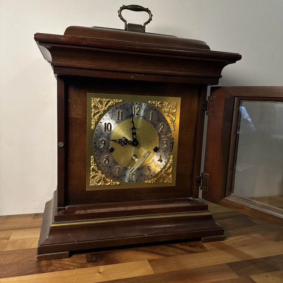 Howard Miller Thomas Tompion Mantel Clock 612436 Windsor Cherry  (Mantle Clock) - Image 2 of 4