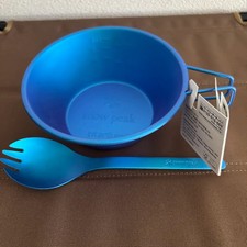Snow Peak Titanium Sierra Cup & Spork Blue Limited Color Online Exclusive Japan