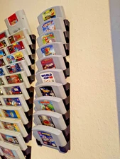 Nintendo 64 Cartridge Holder Wall Mount