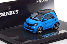 Minichamps 1/43 Smart BRABUS Ultimate 125 2017 Blue Limited to 150 Minicar