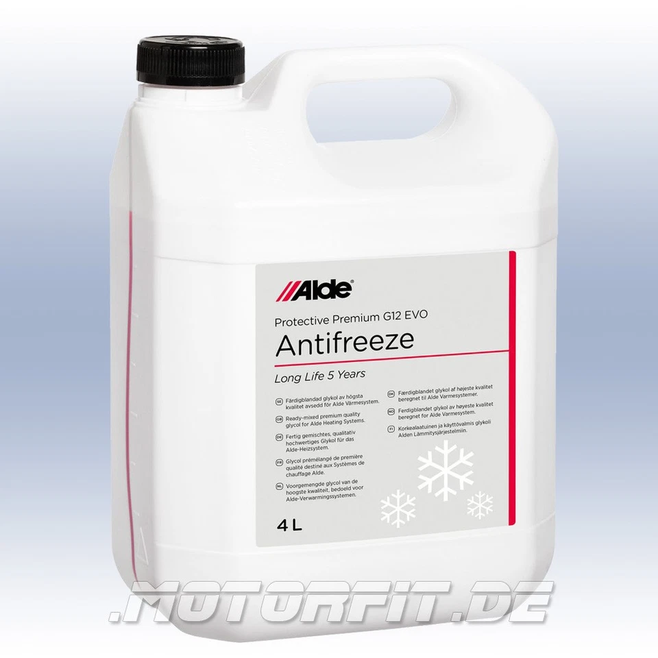 Alde Glykol-Flüssigkeit 4 l Frostschutz Alde Glykol G12 EVO