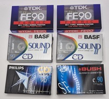 SEALED Mixed Audio Cassette Tapes.