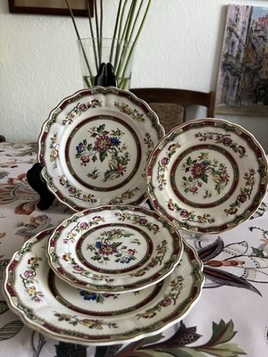 4 Er Set W.H.Grindley Marlborough Royal Retal England 17/20 Cm