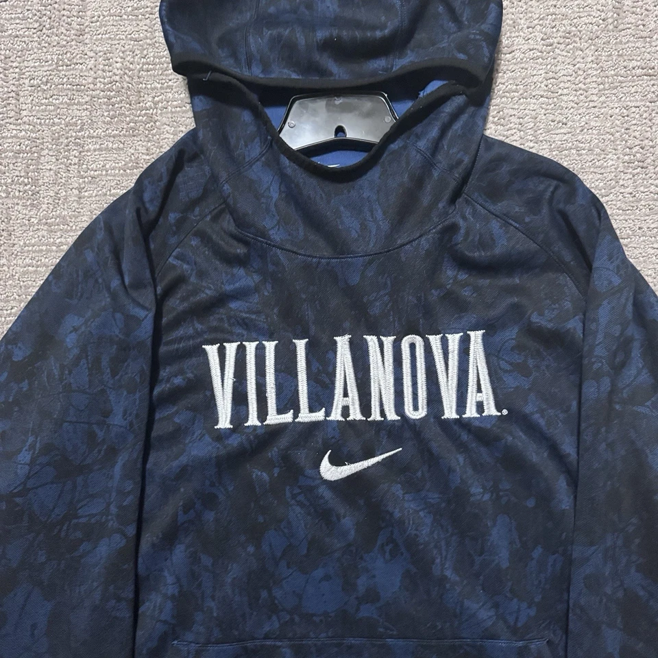 Villanova Wildcats Nike Sweatshirt Hoodie Men's 3XL Blue Swoosh Embroidered NCAA - Image 2 of 3